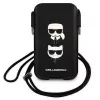 Karl Lagerfeld Ikonik Karl & Choupette Head Saffiano Capa rígida para Apple iPhone 12 Pro Max 6,7