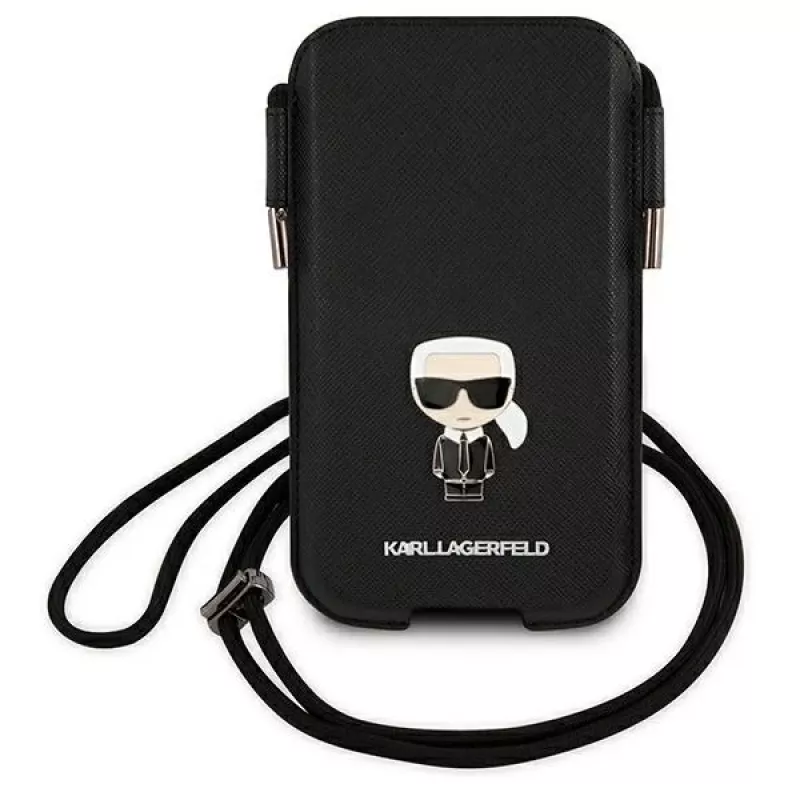 Karl Lagerfeld Saffiano Ikonik Karl Capa rígida para iPhone 12/12 Pro 6,1