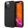 AMG AMHCP13LDOLBK iPhone 13 Pro Capa rígida Couro genuíno Hot Stamped Preto
