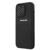 AMG AMHCP13LOSDBK iPhone 13 Pro Hardcase Couro Curved Lines Preto