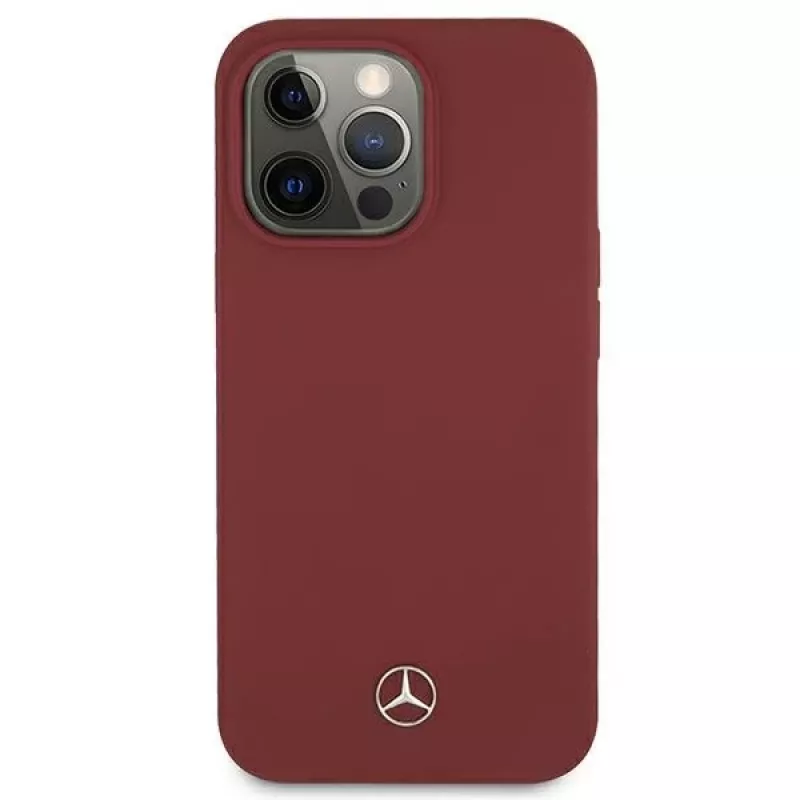 MERCEDES-BENZ MEHCP13XSILRE Hardcase silicone para Apple iPhone 13 Pro Max 6,7