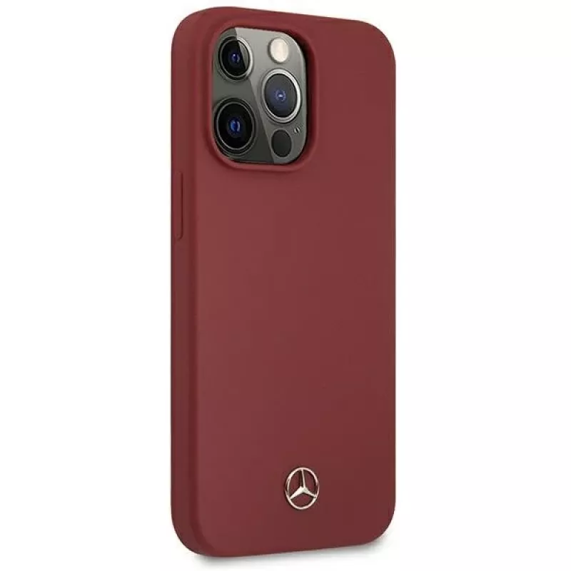 MERCEDES-BENZ MEHCP13XSILRE Hardcase silicone para Apple iPhone 13 Pro Max 6,7