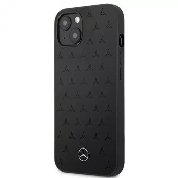 Mercedes-Benz iPhone 13 Mini Hardcase Couro Stars Pattern Preto