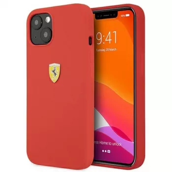 Ferrari FESSIHCP13SRE Capa rígida de silicone para Apple iPhone 13 mini 5,4