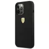Ferrari FESSIHCP13LBK Hardcase silicone para iPhone 13 Pro / 13, Preto