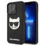 Karl Lagerfeld KLHCP13LCH3DBK Hardcase 3D Rubber Choupette para iPhone 13 Pro / 13 6,1