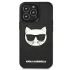 Karl Lagerfeld KLHCP13LCH3DBK Hardcase 3D Rubber Choupette para iPhone 13 Pro / 13 6,1