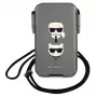 Karl Lagerfeld Ikonik Saffiano Capa rígida para Apple iPhone 12 / 12 Pro 6,1