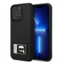 Capa rígida Karl Lagerfeld KLHCP13X3DKPK Ikonik Patch para iPhone 13 Pro Max 6,7