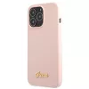 Capa rígida Guess Silicone Script Gold Logo para Apple iPhone 13 Pro Max 6,7