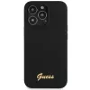 Capa de silicone Guess GUHCP13XLSLMGBK para iPhone 13 Pro Max 6,7