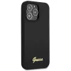 Capa de silicone Guess GUHCP13XLSLMGBK para iPhone 13 Pro Max 6,7