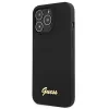Capa rígida de silicone Guess GUHMP13XLSLMGBK para Apple iPhone 13 Pro Max 6,7