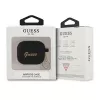 Guess GUA3LSCHSK AirPods 3 capa de silicone preta Charm Heart Collection