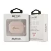Guess GUA3LSCHSP Charm Heart Collection capa de silicone para Apple AirPods 3.ª geração - rosa