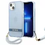 Capa rígida translúcida Guess GUHCP13SHTSGSB para iPhone 13 mini 5,4