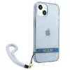 Capa rígida translúcida Guess GUHCP13SHTSGSB para iPhone 13 mini 5,4