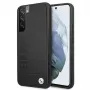 Capa rígida BMW para Samsung Galaxy S22+ preta Signature Logo Imprint