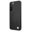 Capa rígida BMW para Samsung Galaxy S22+ preta Signature Logo Imprint