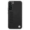 Capa rígida BMW para Samsung Galaxy S22+ preta Signature Logo Imprint