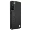 Capa rígida BMW para Samsung Galaxy S22+ preta Signature Logo Imprint