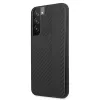 Capa rígida AMG AMHCS22MBLSCA para Samsung Galaxy S22+ Carbon Stripe & Embossed preta