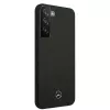 Capa rígida de silicone Mercedes-Benz MEHCS22MSILBK para Samsung Galaxy S22+ (SM-S906) - preta
