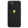 Capa rígida Ferrari FESSIHCS22MBK para S22+ S906 preta On Track Silicone