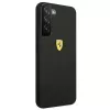 Capa rígida Ferrari FESSIHCS22MBK para S22+ S906 preta On Track Silicone