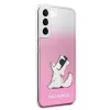 Capa rígida Karl Lagerfeld KLHCS22MCFNRCPI para Samsung Galaxy S22+ / S906 - rosa Choupette Eat