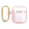Guess GUA2HHTSP Strap Collection capa de proteção para Apple AirPods 1/2 - rosa