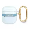 Guess GUA2HHTSB AirPods 1/2 capa azul Strap Collection
