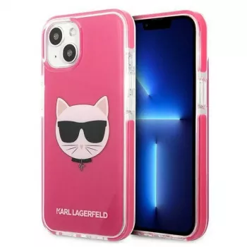 Capa rígida Karl Lagerfeld KLHCP13MTPECPI para iPhone 13 / 14 / 15 6,1