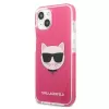 Capa rígida Karl Lagerfeld KLHCP13MTPECPI para iPhone 13 / 14 / 15 6,1