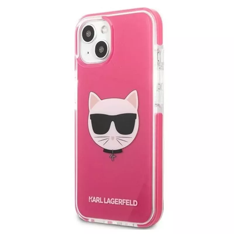 Capa rígida Karl Lagerfeld KLHCP13MTPECPI para iPhone 13 / 14 / 15 6,1