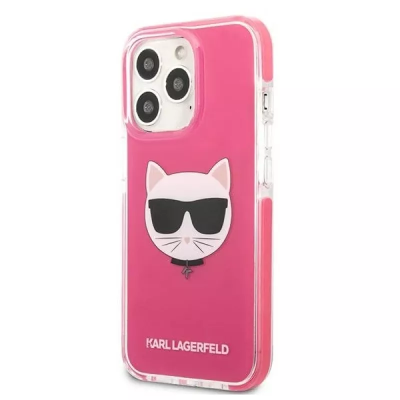 Capa rígida Karl Lagerfeld KLHCP13LTPECPI para iPhone 13 Pro / 13 6,1
