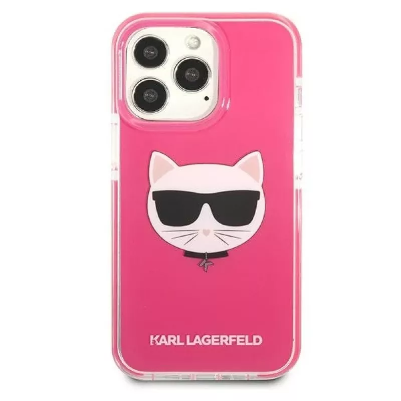 Capa rígida Karl Lagerfeld KLHCP13LTPECPI para iPhone 13 Pro / 13 6,1