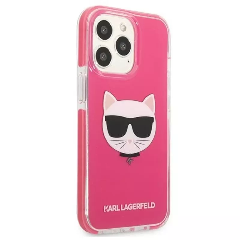 Capa rígida Karl Lagerfeld KLHCP13LTPECPI para iPhone 13 Pro / 13 6,1