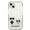 Capa rígida KARL LAGERFELD para iPhone 13 mini branca Karl & Choupette