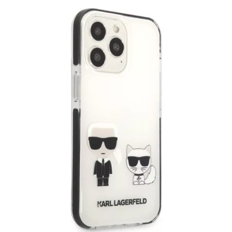 Capa rígida Karl Lagerfeld KLHCP13LTPEKCW para iPhone 13 Pro / 13 6,1