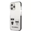 Capa rígida Karl Lagerfeld KLHCP13XTPEKCW para iPhone 13 Pro Max 6,7