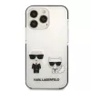 Capa rígida Karl Lagerfeld KLHCP13XTPEKCW para iPhone 13 Pro Max 6,7