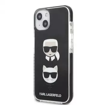 Capa rígida Karl Lagerfeld KLHCP13STPE2TK para iPhone 13 mini, 5,4