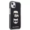 Capa rígida Karl Lagerfeld KLHCP13MTPE2TK para iPhone 13/14/15 6,1