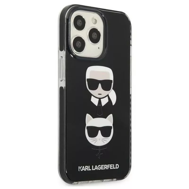 Capa rígida Karl Lagerfeld KLHCP13LTPE2TK para iPhone 13 Pro / 13 6,1