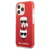Capa rígida Karl Lagerfeld KLHCP13LTPE2TR para iPhone 13 Pro / 13 6,1