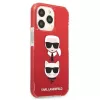 Capa rígida Karl Lagerfeld KLHCP13LTPE2TR para iPhone 13 Pro / 13 6,1