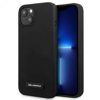 Capa de silicone Karl Lagerfeld Silicone Plaque para Apple iPhone 13 mini 5,4