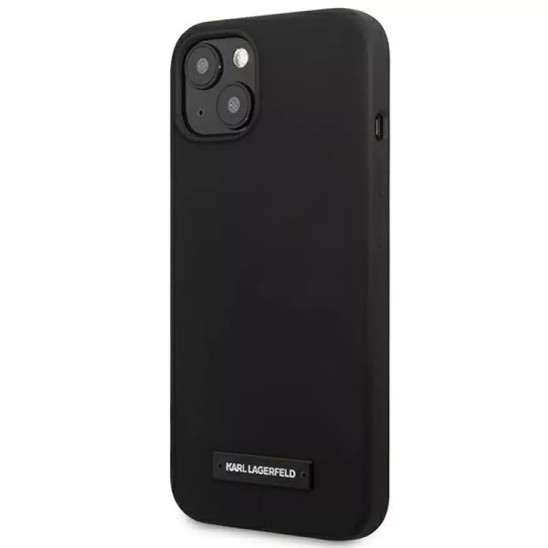 Capa de silicone Karl Lagerfeld Silicone Plaque para Apple iPhone 13 mini 5,4
