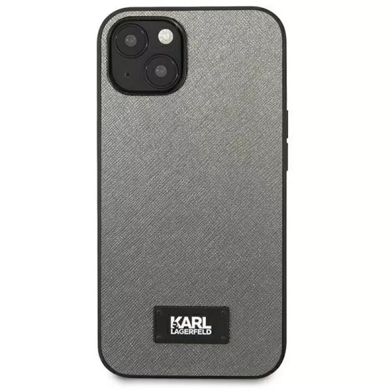 Capa rígida Karl Lagerfeld Saffiano Plaque para Apple iPhone 13 mini 5,4